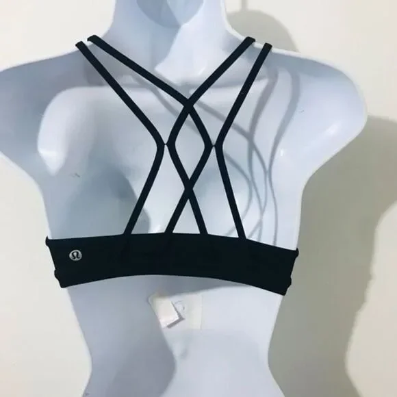 Lululemon Deep Stretch Bra Black size 4 with pads …0696 - Picture 5 of 5